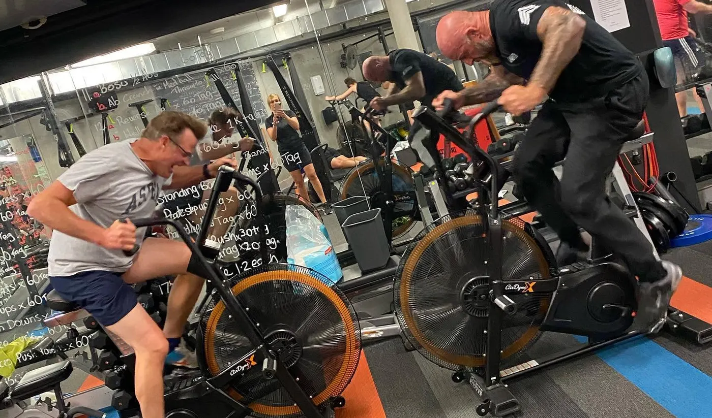 A busy session on the main training floor