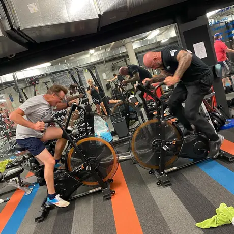Training at The Den: a full room