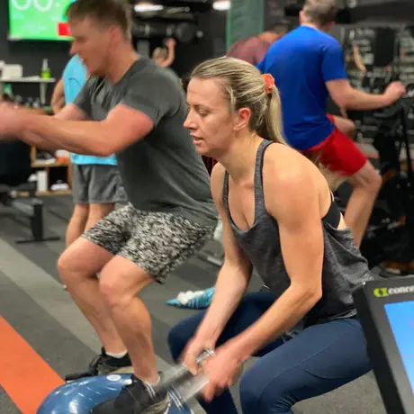 Training at The Den: lifting