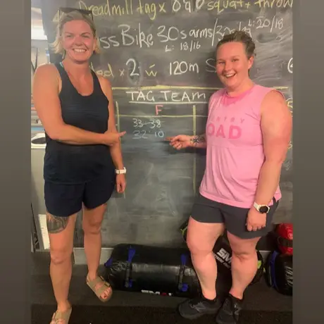 Training at The Den: the whiteboard