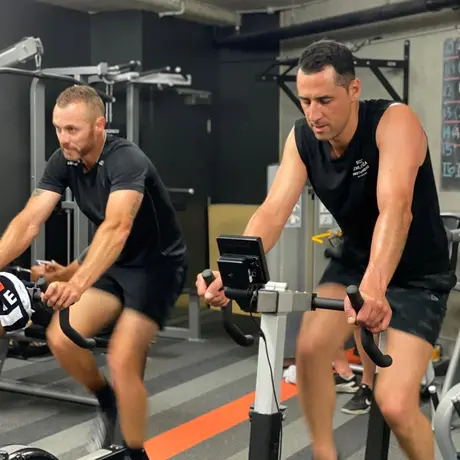 Training at The Den: machines